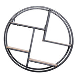 Maxbell Wall Hanging Iron Storage Rack Decorative Display Shelf Home Cafe Decor