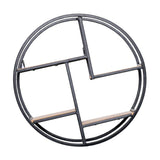 Maxbell Wall Hanging Iron Storage Rack Decorative Display Shelf Home Cafe Decor