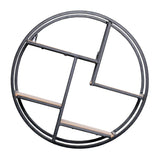 Maxbell Wall Hanging Iron Storage Rack Decorative Display Shelf Home Cafe Decor