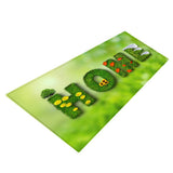 Maxbell 3D Digital Printing Floor Rug Soft Anti-slip Area Mat Flannel Light Green