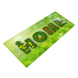 Maxbell 3D Digital Printing Floor Rug Soft Anti-slip Area Mat Flannel Light Green