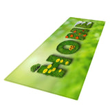 Maxbell 3D Digital Printing Floor Rug Soft Anti-slip Area Mat Flannel Light Green