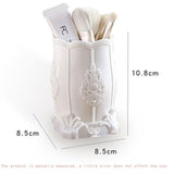 Maxbell Pen Holder Makeup Brush Storage Container Box Organizer  Beige