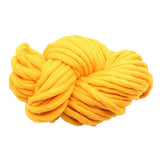 Maxbell Knitted Throw Blanket for Couch Machine Washable Yellow