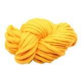 Maxbell Knitted Throw Blanket for Couch Machine Washable Yellow