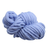 Maxbell Knitted Throw Blanket for Couch Machine Washable Light Blue