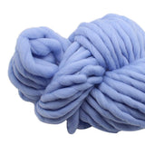 Maxbell Knitted Throw Blanket for Couch Machine Washable Light Blue