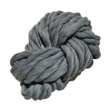 Maxbell Thick Knitted Wool Throw Blanket Chunky Sofa Blanket Kids Adults Deep Grey