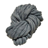 Maxbell Thick Knitted Wool Throw Blanket Chunky Sofa Blanket Kids Adults Deep Grey