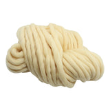 Maxbell Thick Knitted Wool Throw Blanket Chunky Sofa Blanket Kids Adults Beige