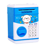 Maxbell Electronic Cash Roller Piggy Bank Coin Money Saving Box Kids Toy Blue Dog