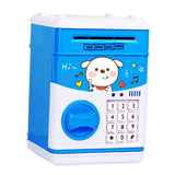 Maxbell Electronic Cash Roller Piggy Bank Coin Money Saving Box Kids Toy Blue Dog