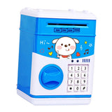 Maxbell Electronic Cash Roller Piggy Bank Coin Money Saving Box Kids Toy Blue Dog