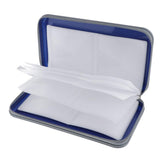 Maxbell 80 Disc CD Wallet DVD Case Storage Holder Bag Carry Protector Plastic Blue