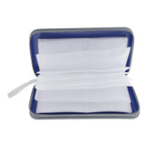 Maxbell 80 Disc CD Wallet DVD Case Storage Holder Bag Carry Protector Plastic Blue