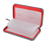 Maxbell 80 Disc CD Wallet DVD Case Storage Holder Bag Carry Protector Plastic Red