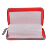 Maxbell 80 Disc CD Wallet DVD Case Storage Holder Bag Carry Protector Plastic Red