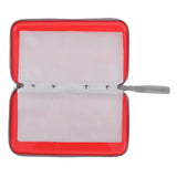 Maxbell 80 Disc CD Wallet DVD Case Storage Holder Bag Carry Protector Plastic Red