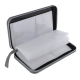 Maxbell 80 Disc CD Wallet DVD Case Storage Holder Bag Carry Protector Plastic Black