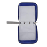 Maxbell 40 Disc CD Wallet DVD Case Storage Holder Bag Carry Protector Plastic Blue