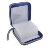 Maxbell 40 Disc CD Wallet DVD Case Storage Holder Bag Carry Protector Plastic Blue