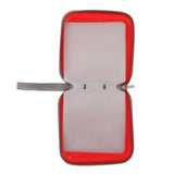 Maxbell 40 Disc CD Wallet DVD Case Storage Holder Bag Carry Protector Plastic Red