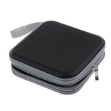 Maxbell 40 Disc CD Wallet DVD Case Storage Holder Bag Carry Protector Plastic Black