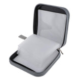 Maxbell 40 Disc CD Wallet DVD Case Storage Holder Bag Carry Protector Plastic Black