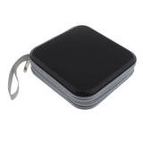 Maxbell 40 Disc CD Wallet DVD Case Storage Holder Bag Carry Protector Plastic Black