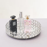 Maxbell Shining Crystal Vanity Jewelry Holder Cosmetic Organizer Tay Wedding Decor