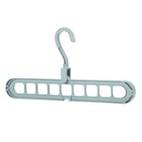 Maxbell Plastic Multi-Port Clothes Hanger Organizer  Light Blue