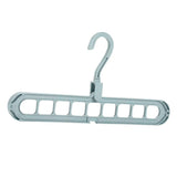 Maxbell Plastic Multi-Port Clothes Hanger Organizer  Light Blue