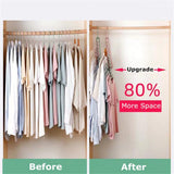 Maxbell Plastic Multi-Port Clothes Hanger Organizer  Gray