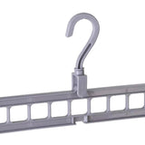 Maxbell Plastic Multi-Port Clothes Hanger Organizer  Gray