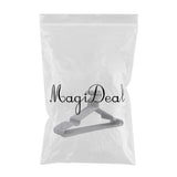 Maxbell Clothes Hanger Storage Rack PVC Coating Steel Coat Hanger Holder Grey