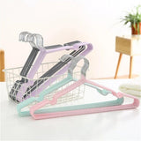 Maxbell Clothes Hanger Storage Rack PVC Coating Steel Coat Hanger Holder Cyan