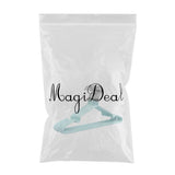 Maxbell Clothes Hanger Storage Rack PVC Coating Steel Coat Hanger Holder Cyan