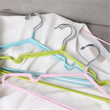 Maxbell Clothes Hanger Storage Rack PVC Coating Steel Coat Hanger Holder Cyan