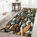 Maxbell Decorative Floor Mat Runner Kitchen Non-slip Area Rugs Pebbles_40x120cm