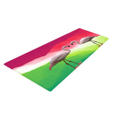 Maxbell Decorative Floor Mat Runner Kitchen Non-slip Area Rugs Bird_60x180cm