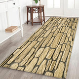 Maxbell Decorative Floor Mat Runner Kitchen Non-slip Area Rugs Stone_40x120cm