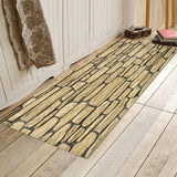 Maxbell Decorative Floor Mat Runner Kitchen Non-slip Area Rugs Stone_40x120cm