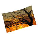 Maxbell 3D Wall Hanging Tapestry Curtain for Party Decor Sunset Tree_150x150cm