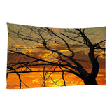 Maxbell 3D Wall Hanging Tapestry Curtain for Party Decor Sunset Tree_150x150cm