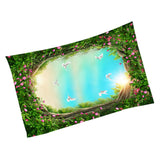 Maxbell 3D Wall Hanging Tapestry Curtain for Party Decor Vane Garland_150x150cm