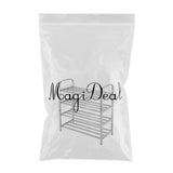 Maxbell 4 Tiers Stainless Steel Shoe Rack Organiser Storage Shelf 60 x 23 x 67cm