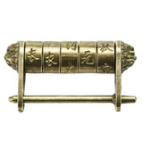 Maxbell Retro Chinese Padlock Zinc Alloy Jewelry Box Lock Collection