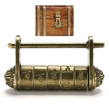 Maxbell Retro Chinese Padlock Zinc Alloy Jewelry Box Lock Collection