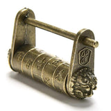 Maxbell Retro Chinese Padlock Zinc Alloy Jewelry Box Lock Collection