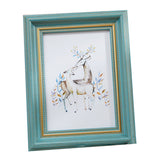 Maxbell Plastic Photo Frame Light Green Picuture Display Frame Wall Arts 7inch